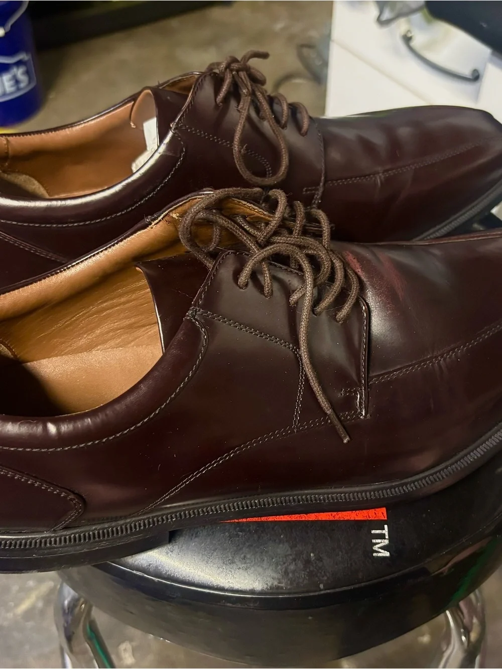 Rockport Men's Lace-Up Oxfords in Dark Brown
